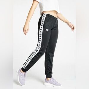 Kappa Black Banda Wrastoria Slim Pants